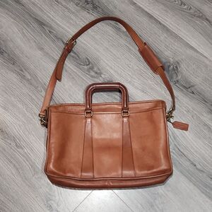 RARE Coach Vintage British Tan Embassy Briefcase